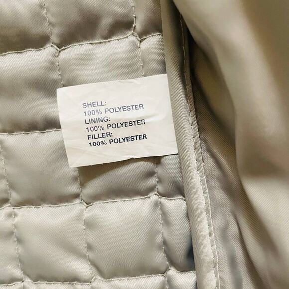 Gap Blush Quilted Full Zip Jacket Size Small - Picture 4 of 6